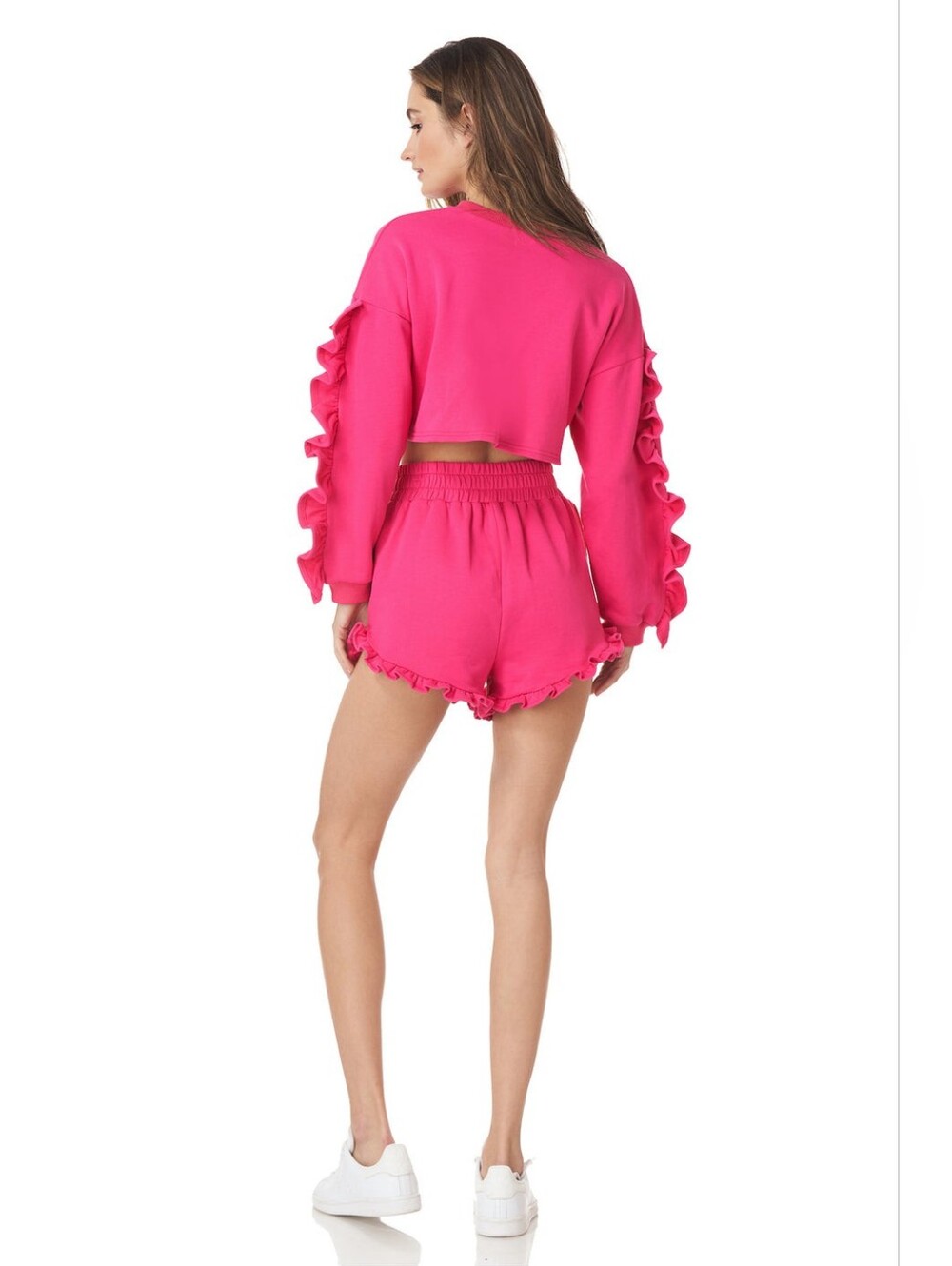 AMUR Ruffle Shorts Set Size Small - Picture 4 of 14